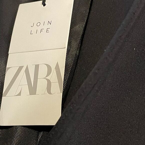 NEW ZARA NEOPRENE EFFECT BLAZER NWT - Picture 6 of 8